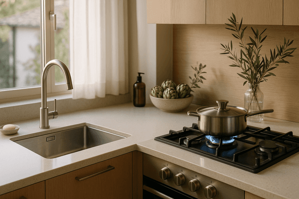 Kitchen Sink And Stove Together: Creative Solutions Without Renovation